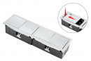 VersaHit Mono combi 2x230V, csiszolt alumínium