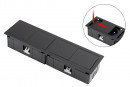 VersaHit Mono combi 2x230V, fekete matt