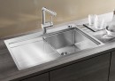 BLANCO 521657 Mosogató Divon II 45S-IF selyem fényű nemesacél InFino