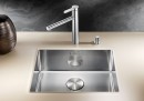 BLANCO 521579 Mosogató Claron 550-U selyem fényű nemesacél InFino rúd nélkül
