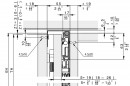 HAWA 31430 Concepta III 25/35 összekötő rész - felső 55mm, 560mm