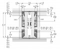 HAWA 31006 Concepta III 25/35 összekötő rész - felső 110mm, 500mm
