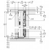 HAWA 31005 Concepta III 25/35 összekötő készlet 55mm, 560mm