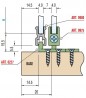 SISCO 980A fogantyú profil alu 2m