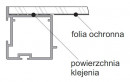 SEVROLL 05326 Pax fogantyú profil 3m mat fekete