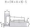 FGV 51MS150500C pánt ráütődő 110°