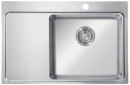 StrongSinks S3 Mosogató Nida 787, 787 x 520 mm rozsdamentes acél, balos csepegt.