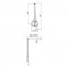 Ruhalift egyoldalú LIFT/L-LS teherbírás 12 kg