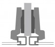 HETTICH 9155234 Intermat 9936 alumínium B4 TA22