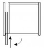 K-HAWA Concepta III 25 Pull, balos verzió, 1200 - 2200mm
