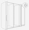 K-HAWA Concepta III 25 Pull, jobbos verzió, 1200 - 2200mm