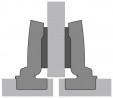 HETTICH 9072531 Sensys 8668 alumínium B3 TA32 P2O
