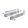 K-HETTICH InnoTech Atira, front, ezüst, 520/70/144 relingel együt, 30kg SiSy
