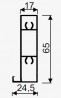 SEVROLL 04724 Eden XL vízszintes profil 2,35m fényes fehér