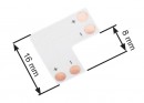 STRONG LED sarok csatlakozó forrasztásra 8 mm