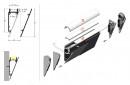 StrongLumio profil LED WALLE takaró fehér 1000mm