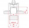 TERNO profil 2320/A elox 2m
