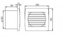 SK-ventilátor Cyklon EOL 100P
