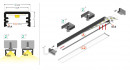 StrongLumio LED profil Slim, fehér, 2m