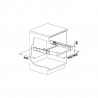 BLANCO 527665 Organizációs fiók Flat Drawer 60 P - alacsony, teljes kihúzással
