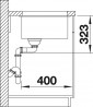 BLANCO 523452 Mosogató Subline 700-U Level antracit InFino kézi.SilgranitPuraDur
