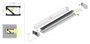 StrongLumio LED profil HI8, eloxált alumínium, 3m