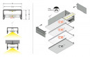TM-profil LED Lowi alu fekete 2000mm