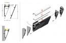 StrongLumio profil LED WALLE takaró profil eloxálva 4050mm