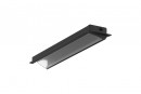 StrongLumio LED profil Diagonal 10, fekete alu 2000mm