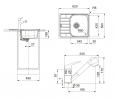 FRANKE Szett N103 SKN 611-62 + FC 9547.031