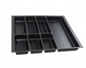 K-StrongBox H86/500mm szürke + Evőeszköztartó Classico ezüst-szürke 60 (504 x 47