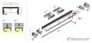 StrongLumio LED profil Begton 12, fekete, 4,05m