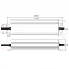 TL-tápegység LED-hez Slim 24V 200W IP67