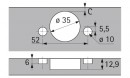 HETTICH 9088212 Sensys 8669 W30 B2 THS55 P2O