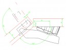 HETTICH 9072536 sarok talp Sensys 20°