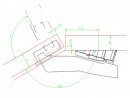 HETTICH 9072535 sarok talp Sensys 15°