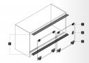 HETTICH 70963 SlideLine 55 ütköző fém/műanyag