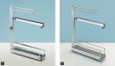 HETTICH 9207582 front kihuzású Arena Classic 90° fiók, ezüst