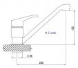 StrongSinks S3 Csaptelep Zajas króm