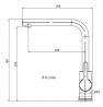 StrongSinks S3 Csaptelep Stréva L-alakú, króm