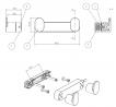 MARELLA DESIGN Fogas Smarty fekete matt