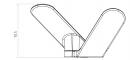 MARELLA DESIGN Fogas Jonathan fekete matt