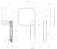 MARELLA DESIGN Fogas Augusto fekete matt