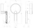 MARELLA DESIGN Fogas Tiberio fekete matt
