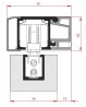 TERNO felső rögzítő profil alu 2m 1710/G