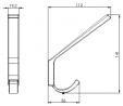 TULIP Fogas Rini XL fekete matt