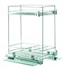 VIBO alsó dupla kosár 450mm csillapítással jobbos/balos