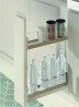 VIBO Essence oldalsó duplakosár 150mm szürke balos