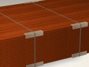 Védő ÉZ papírból 45x45x2mm - 3,1m