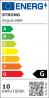 StrongLumio LED szalag neon 4x10 mm „T” alakú, 168 LED/m meleg fehér